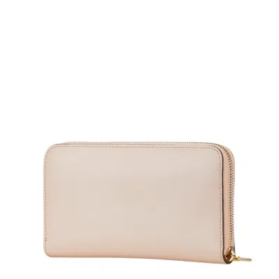 Pre-owned Fendi Pink Leather Long Wallet (bi-fold) ()