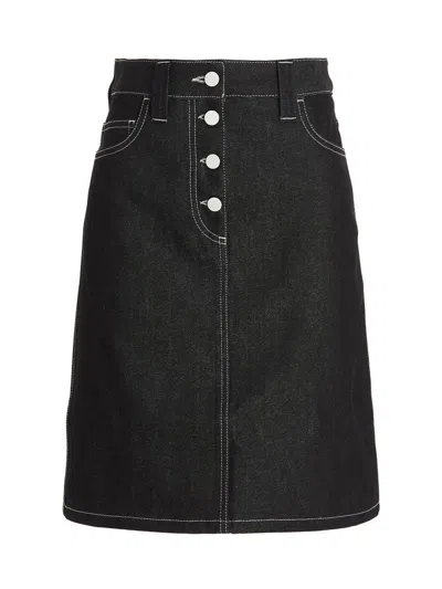 Sunnei Blue Belli Dentro Denim Miniskirt