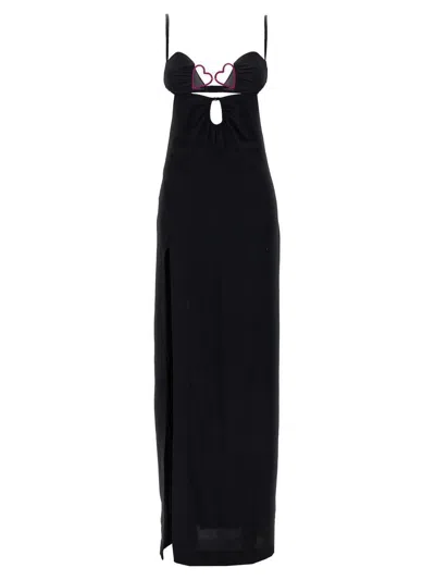 Shop Nensi Dojaka 'heart Bra' Long Dress