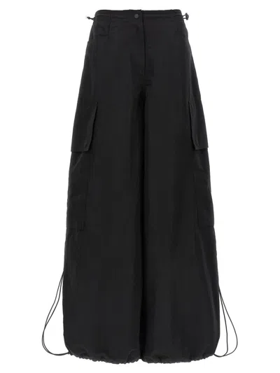 Palm Angels Wide-leg Nylon Parachute Pants With Adjustable Cuffs