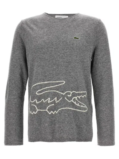 Comme Des Garçons Shirt X Lacoste Crew Neck Sweater
