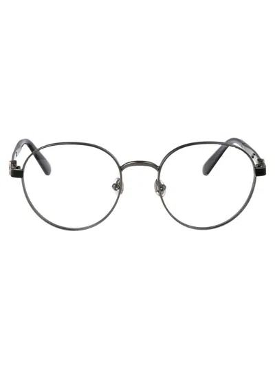 Moncler Bronzo Scuro Lucido Metal Glasses