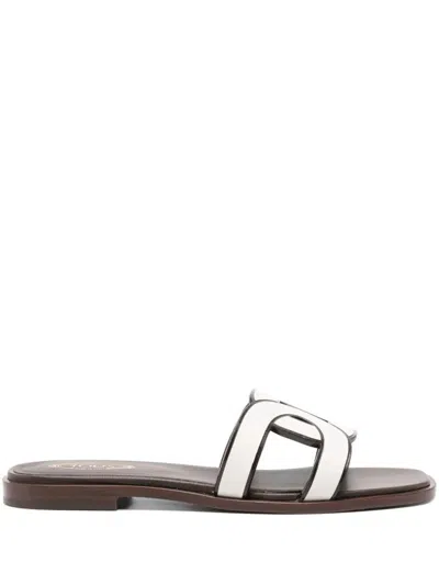 Tod's Logo Strap Slide Sandals