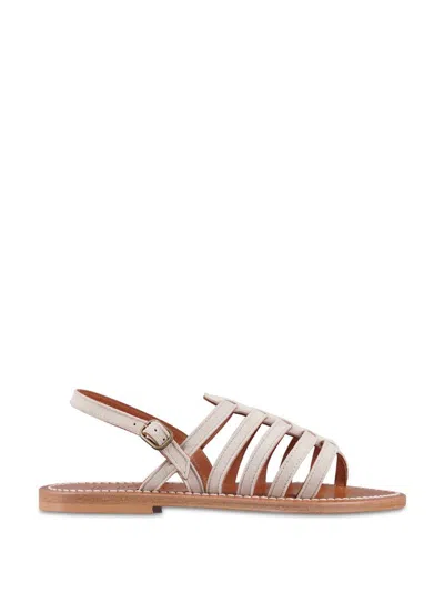 Kjacques K.jacques Homere Leather Flat Sandals
