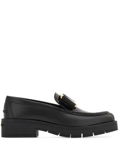 Ferragamo Gancini Buckle Loafers
