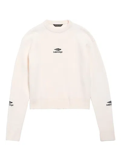 Balenciaga Wool Knitted Crewneck Ski Pullover
