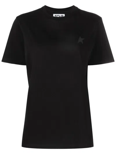 Golden Goose Star Logo Print T-shirt In Cotton