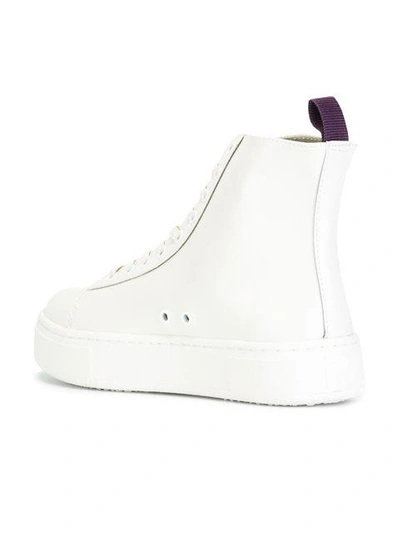 Shop Eytys 'kibo' Hi-top Sneakers - White