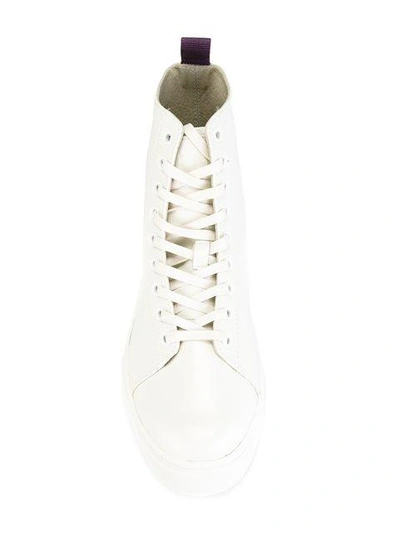 Shop Eytys 'kibo' Hi-top Sneakers - White