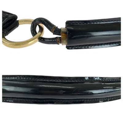 Pre-owned Gucci Black Gg Canvas Leather Shoulder Bag ()