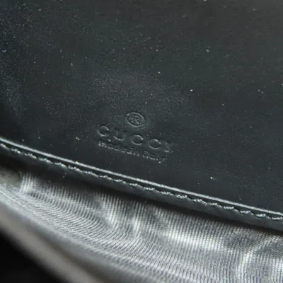 Pre-owned Gucci Black Pvc Long Wallet (bi-fold) ()