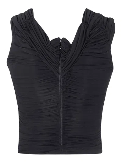Elisabetta Franchi Down Shoulder Top