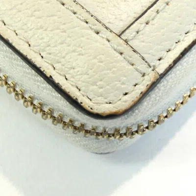 Pre-owned Gucci Ophidia Ivory Leather Long Wallet (bi-fold) ()
