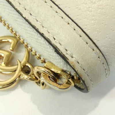 Pre-owned Gucci Ophidia Ivory Leather Long Wallet (bi-fold) ()