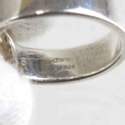 Pre-owned Gucci Silver Silver 925 Band Ring ()
