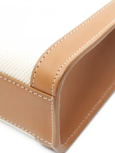 Pre-owned Celine 2010s Small Vertical Cabas Two-way Handbag In White