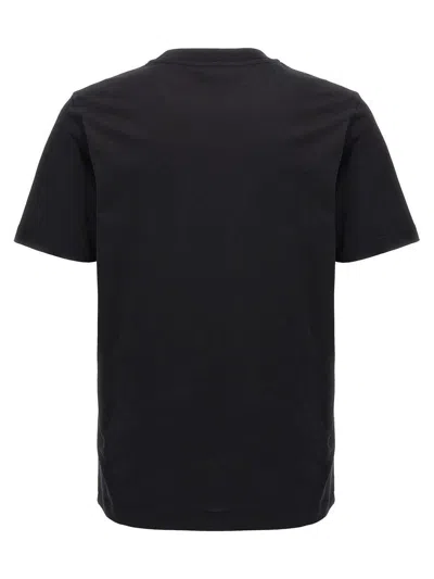 Marni Mens Black Embroidered Logo-patch Crewneck Cotton-jersey T-shirt