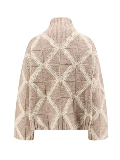 Bottega Veneta Argyle Intarsia-knit Wool Turtleneck Sweater