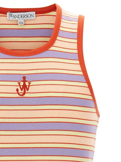 Jw Anderson J. W. Anderson Multicolored Striped Sleeveless Tank Top