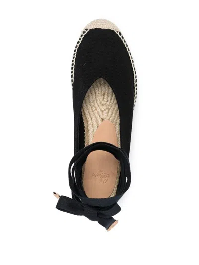 Castaã±er Gea Canvas Wedge Espadrilles With Braided Band