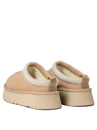 UGG SAND SLIPPER WITH LOGO EMBROIDERY IN SUEDE WOMAN 