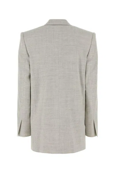 Philosophy Di Lorenzo Serafini Melange Beige Stretch Wool Blend Blazer