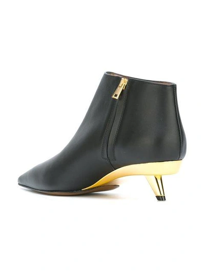 Shop Marni Angled Heel Ankle Boots