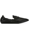Lanvin Elasticated Loafers In Black