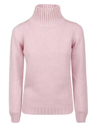 Aragona Turtleneck Cashmere Sweater In Brown