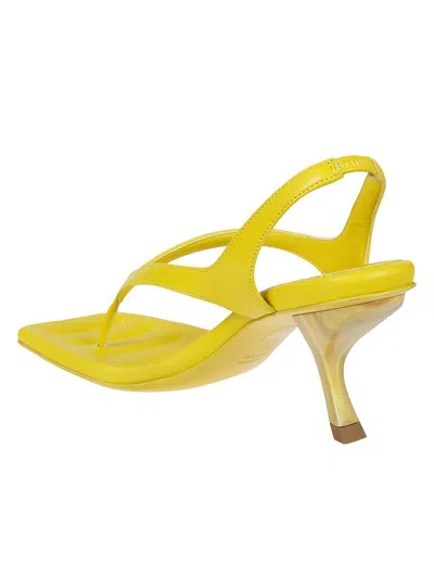 Gia Borghini Giaborghini Slingback Suede Sandals With Spool Heel 11 Cm