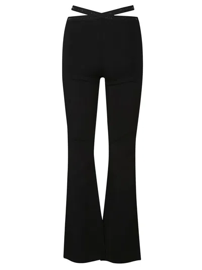 Alexander Wang T Black Stretch Viscose Blend Pant