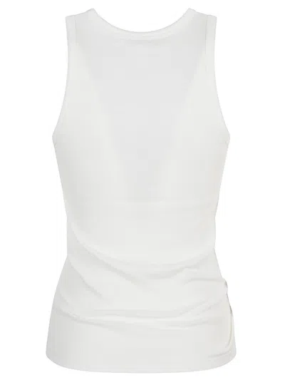 Rabanne Ring-detail Cotton-blend Jersey Tank Top