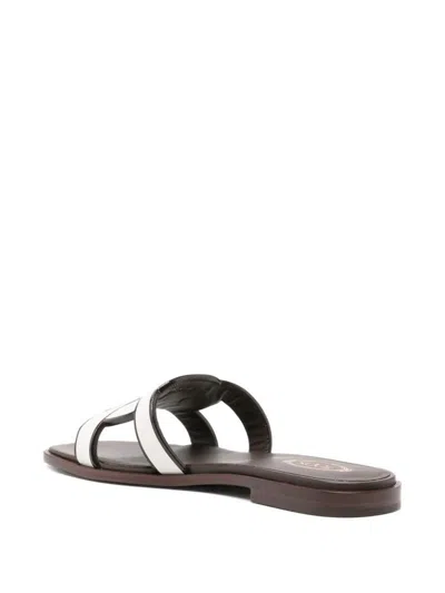 Tod's Logo Strap Slide Sandals