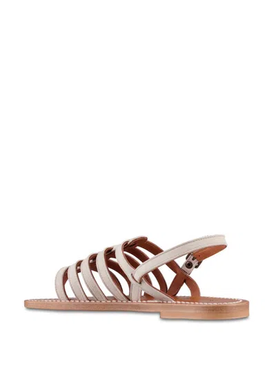 Kjacques K.jacques Homere Leather Flat Sandals