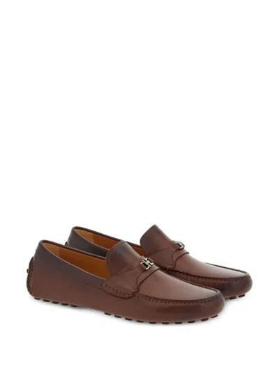 Ferragamo Gancini-ornament Driver Loafers
