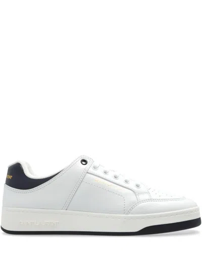 Saint Laurent Low-top Sneakers With Contrast Heel Tab