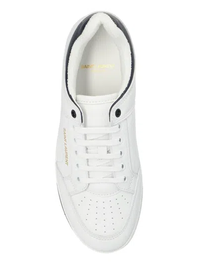 Saint Laurent Low-top Sneakers With Contrast Heel Tab