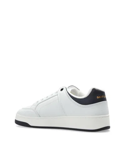 Saint Laurent Low-top Sneakers With Contrast Heel Tab