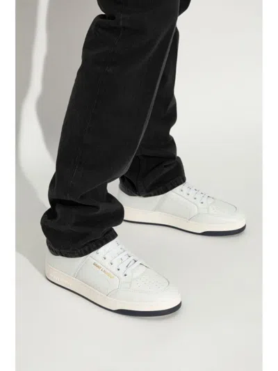 Saint Laurent Low-top Sneakers With Contrast Heel Tab