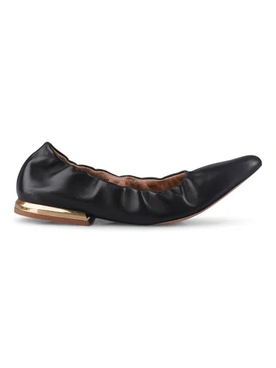 DRIES VAN NOTEN DRIES VAN NOTEN BALLERINAS WITH METALLIC HEEL SHOES 