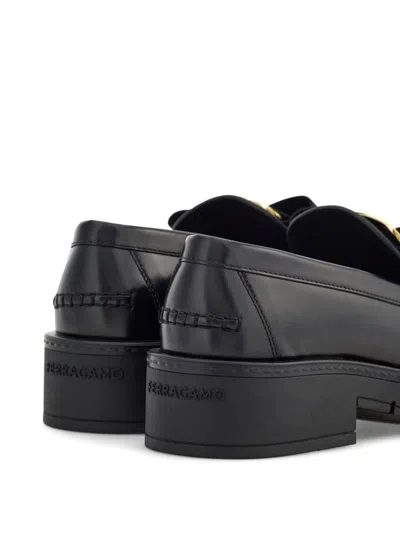 Ferragamo Gancini Buckle Loafers