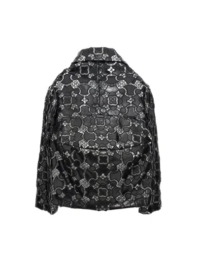 Comme Des Garçons Lace Detailed Jacket