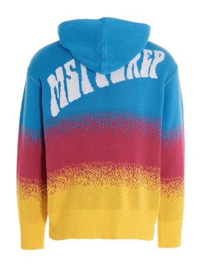 Msftsrep Logo-knit Graphic-pattern Cotton Hoody In Multi