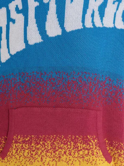 Msftsrep Logo-knit Graphic-pattern Cotton Hoody In Multi