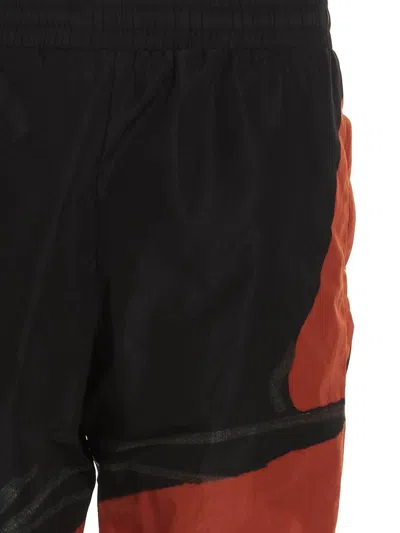 Moschino Abstract Pattern Lightweight Joggers With Elastic Waistband