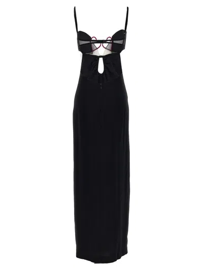 Shop Nensi Dojaka 'heart Bra' Long Dress