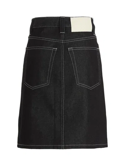 Sunnei Blue Belli Dentro Denim Miniskirt