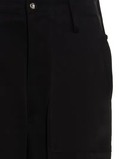 David Koma Satin Cargo Pants Belt Loops