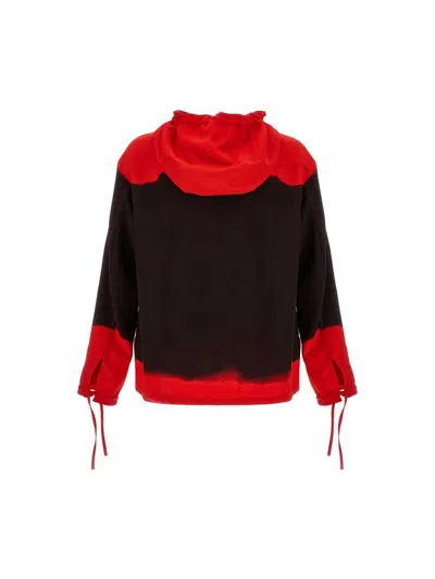 Ferragamo Hooded Blouse Fell Off Shirt And Blouse Multicolor