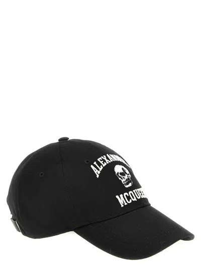 Alexander Mcqueen Embroidered Cotton-twill Baseball Cap